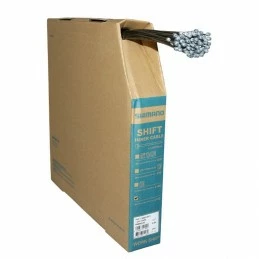 Marque Câble De Dérailleur Acier Shimano®1.2mmx2.1m (Boîte De 100 Câbles) 1 Marque Câble De Dérailleur Acier Shimano®1.2mmx2.1m (Boîte De 100 Câbles)
