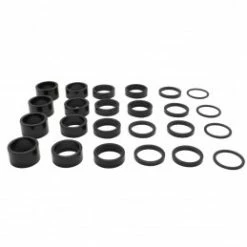 Marque Entretoise Direction Alu Noir 1"1-8-28.6 (Boite Contient 4X2Mm-6X5Mm-6X10Mm-4X15Mm-4X20Mm)