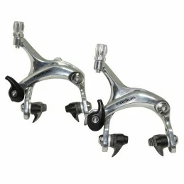 Marque Etrier Frein Route P2R Alu Argent (Paire) 1 Marque Etrier Frein Route P2R Alu Argent (Paire)