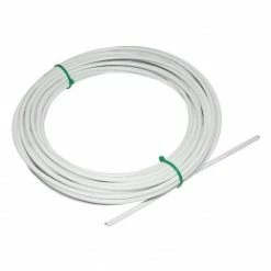 Marque Gaine De Frein Fibrax Blanc 5Mm (Rouleau De 15M) Avec Liner Teflon