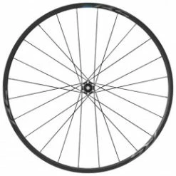 Marque Roue Route 700 Shimano Rs370 Disc Centerlock Axe 12-100Mm Avant Noir (Hauteur Jante 23Mm) Tubeless