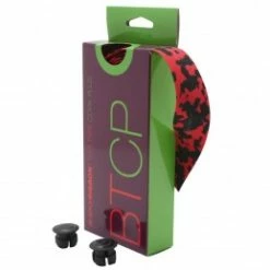 Marque Ruban De Guidon Bikeribbon Cork Plus Noir-Rouge